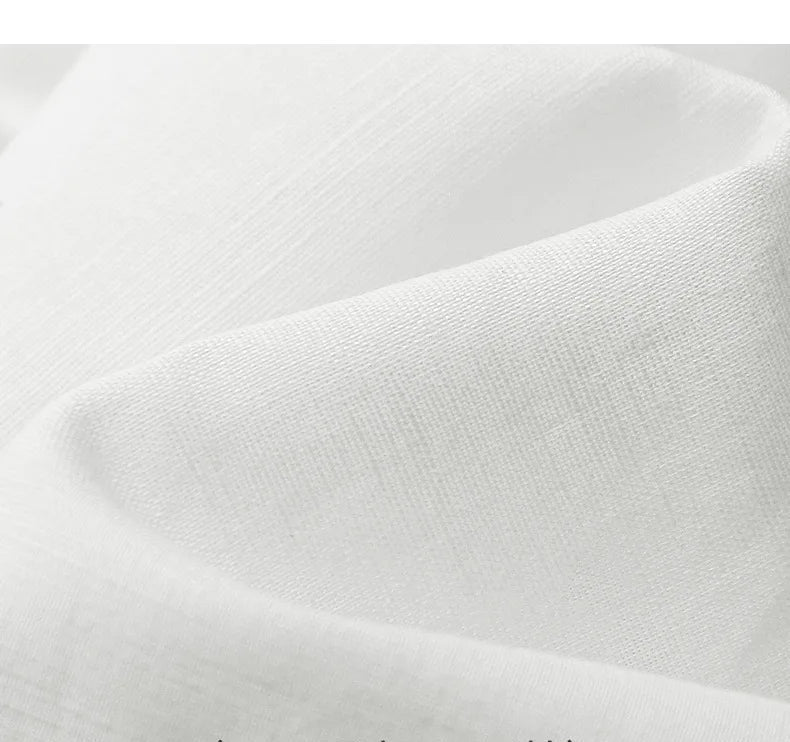 Linen Cotton T-shirt for Women's Summer Round Neck Short Sleeves Tee Casual Loose Breathable Fashion High Streetwear Female Tops